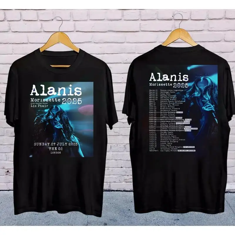 Alanis Morissette - 2025 Tour Dates Gift For Fan All Size S to 5XL T shirt