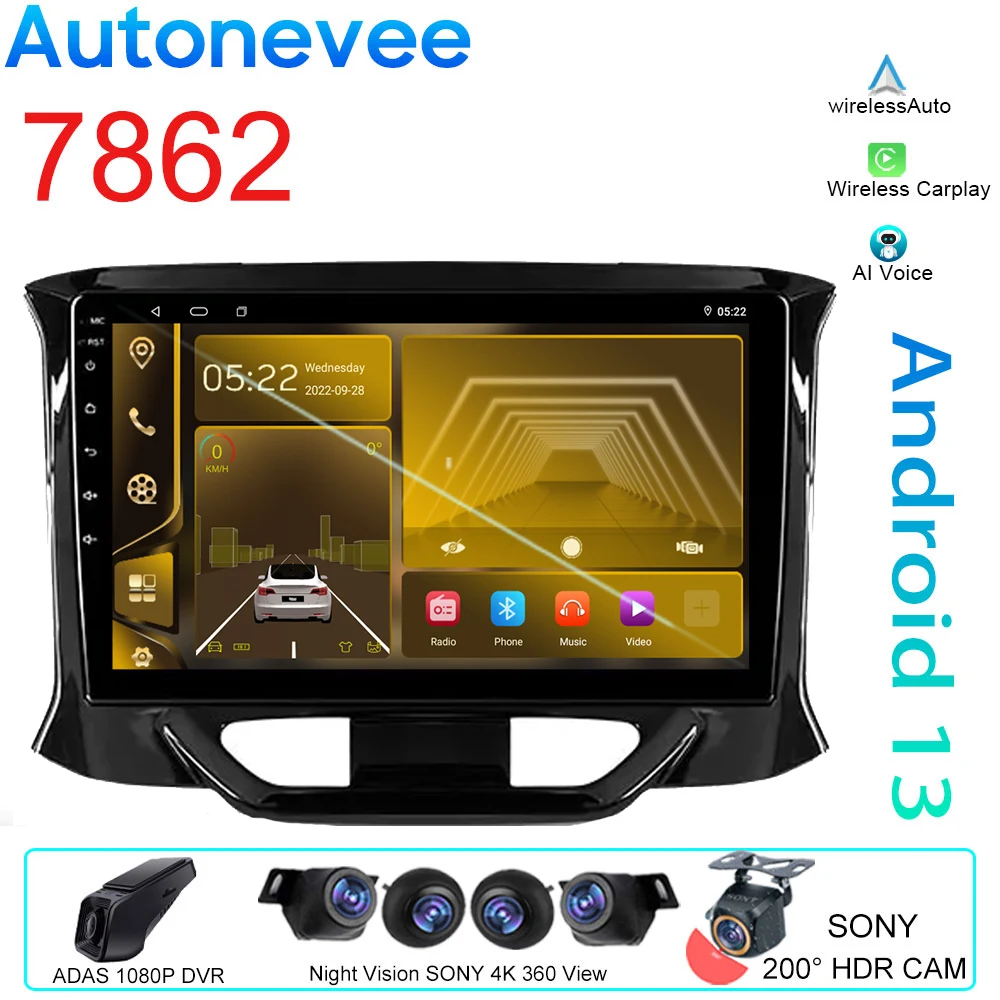 

4G BT For LADA Xray X ray 2015 - 2019 Stereo Carplay Car Radio Multimedia Video Player Navigation GPS Android No 2din 2 din dvd