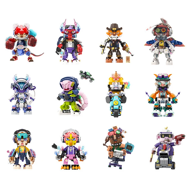 중국 십이지 빌딩 블록 벽돌, 벽돌 표지판, 드래곤 블록, 쥐, 소, 호랑이, 토끼, 뱀, 말, 양, 원숭이, 닭 장난감 개 