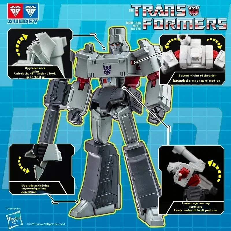 ‌ AULDEY ของเล่น Transformers AAE Series Megatron Goldbug Bumblebee Action Figure ของเล่นสะสมของขวัญ Attack on Earth Ver.2