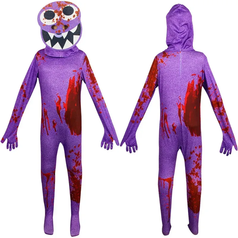 

asdh8@Boys Rainbow Friends Costume Monster Wiki Cosplay Outfit Kids Girls Horror Game Halloween Party JumpsuitCOSda@