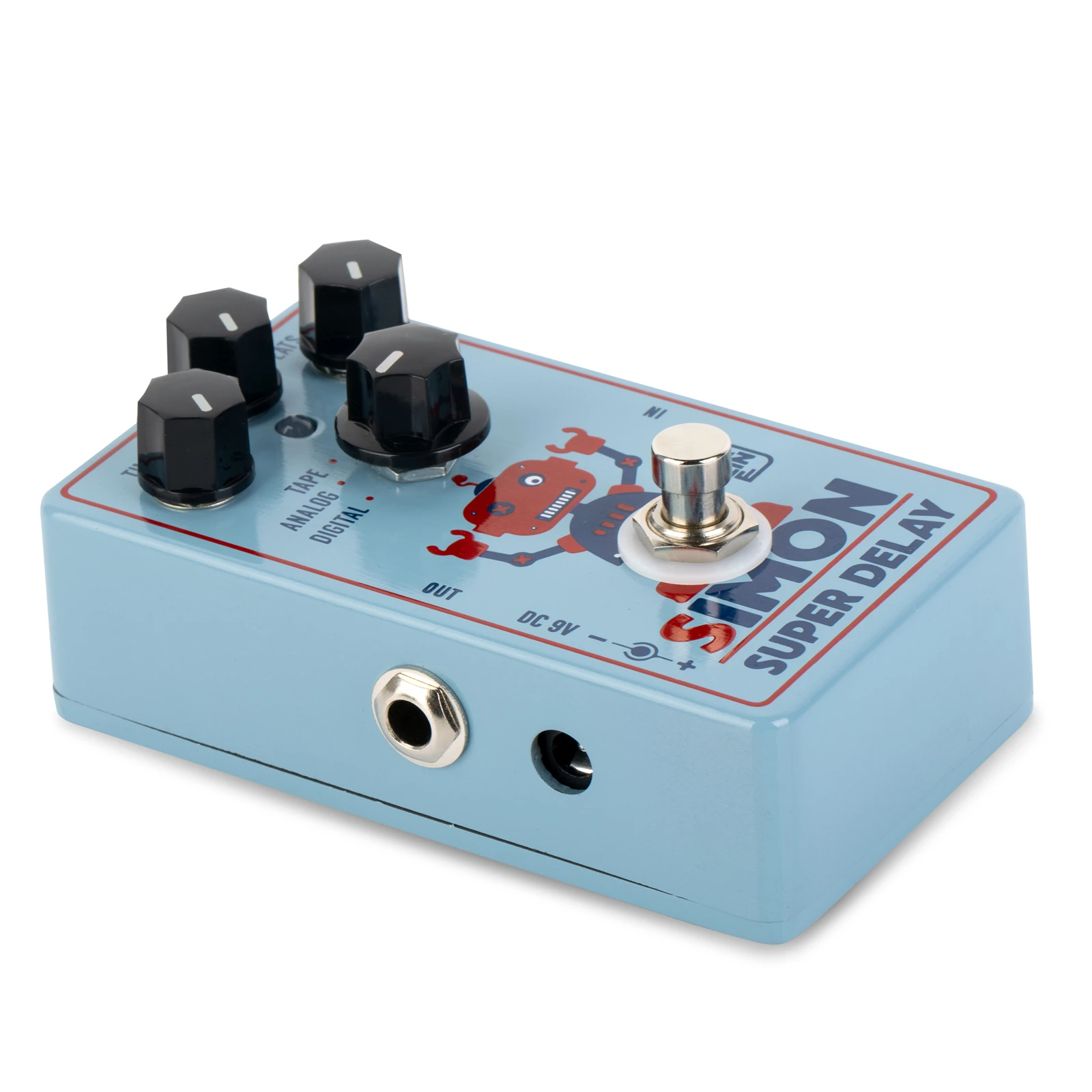 Caline CP-513 Simon Super Delay Guitar Effect Pedal with Digital, Analog and Tape options True Bypass Electric Guitar Accessory