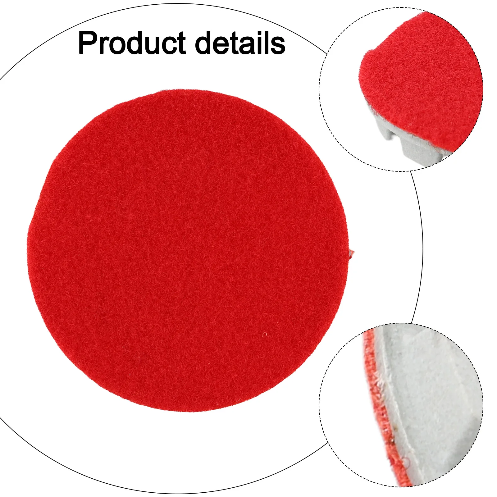 1pc 4 Inch 100mm 3 Step Concrete Floor Polishing Pad Wet Dry Polishing Pads Grinding Disc For Granite Concrete Marble Polishing