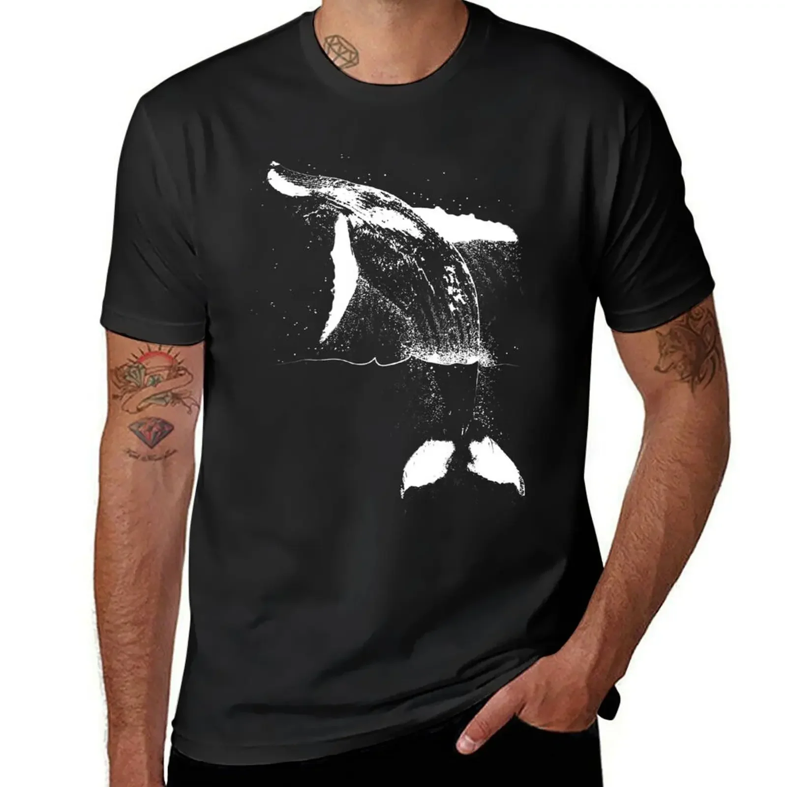 Breaching Humpback T-Shirt vintage anime shirt cute clothes korean fashion vintage mens tall t shirts