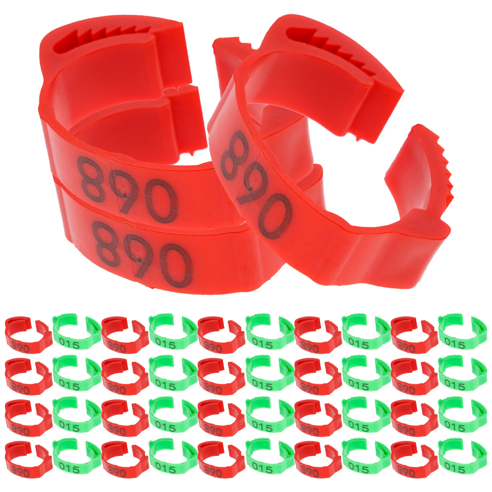 

Toddmomy 200pcs Chicken Leg Bands Poultry Tags Feet for Chickens Farm Supplies Animal Identification Bracelets