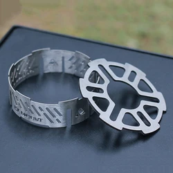 Outdoor Stove Windshield Portable Camping Stove Windproof Ring High-temperature Resistant Camping Picnic Cooking Supplies