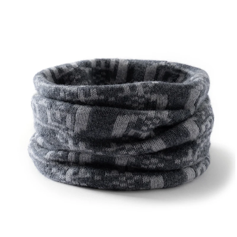 Women 100% Pure Wool Neck Gaiter Pattern Knit Winter Warm Soft Stylish Versatile Lightweight Breathable Cold Weather Accessory