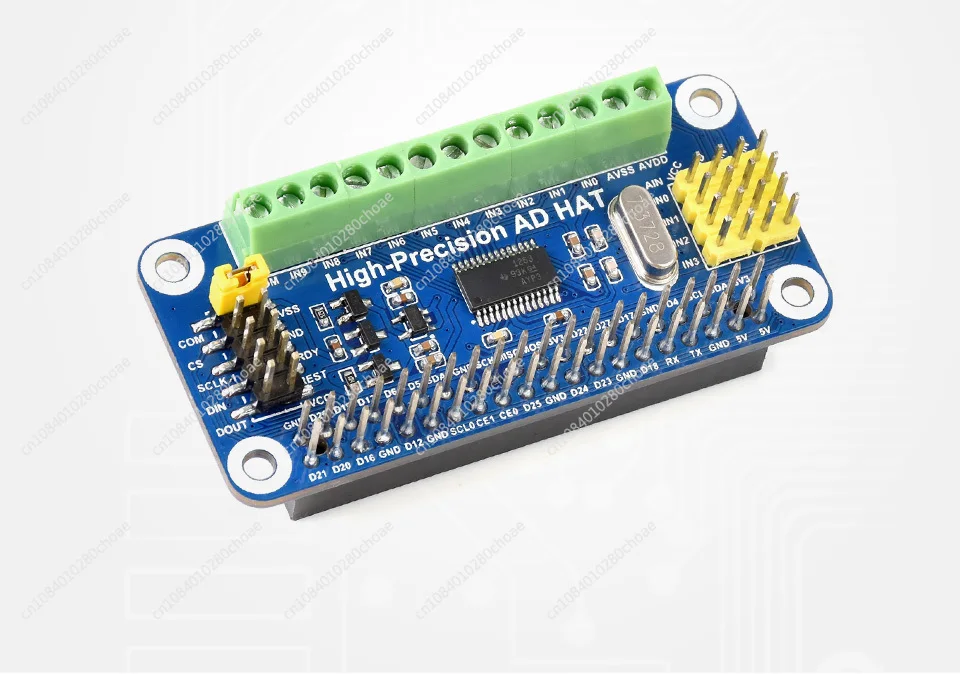 

Высокоточный АЦП для Pi и Jetson Nano/Audio, ADS1263, 10-канальный 32-битный АЦП SPI