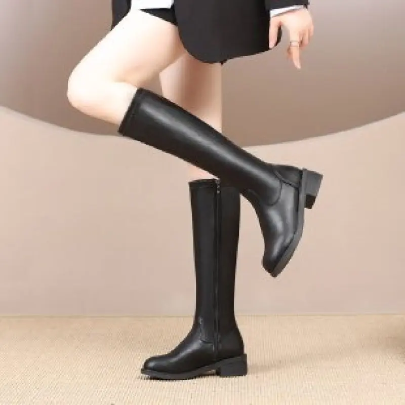 

Thick Sole Women Over-the-knee Boot Thigh High Boots Winter 2024 New Female Long Boots Platform Chunky Heels Ladies Autumn Shoes