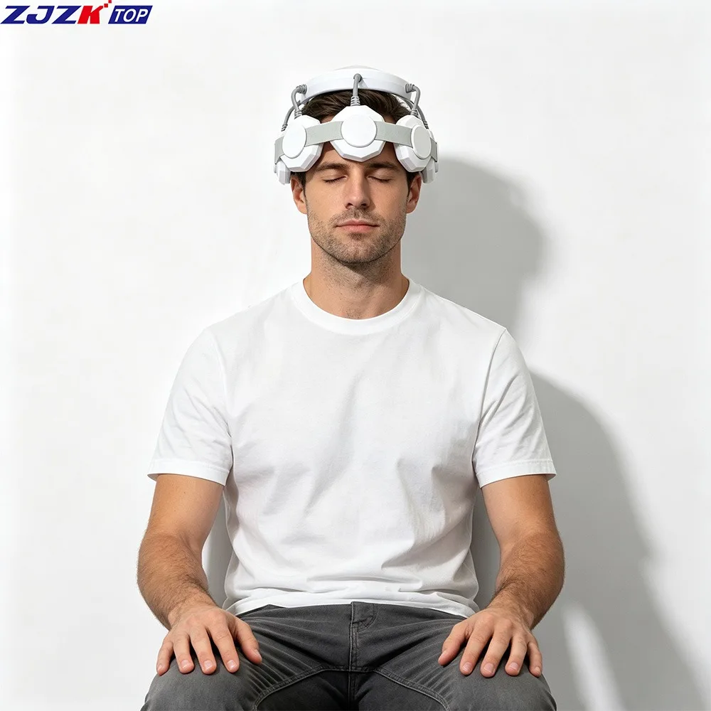 ZJZKTOP 40Hz Portable RTMS Brain Therapy Device Transcranial Magnetic Stimulator For Autism Behavioral Adjustment Mental Health