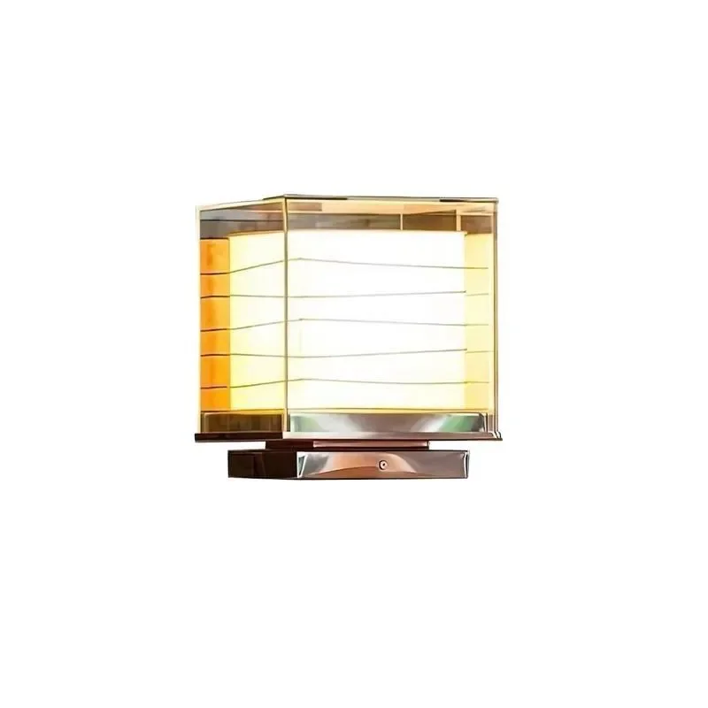 

Hotel Bedroom Bedside Table Lamp Modern Simple Wabi Wind Touch Charging Corridor LED Wall Lamp