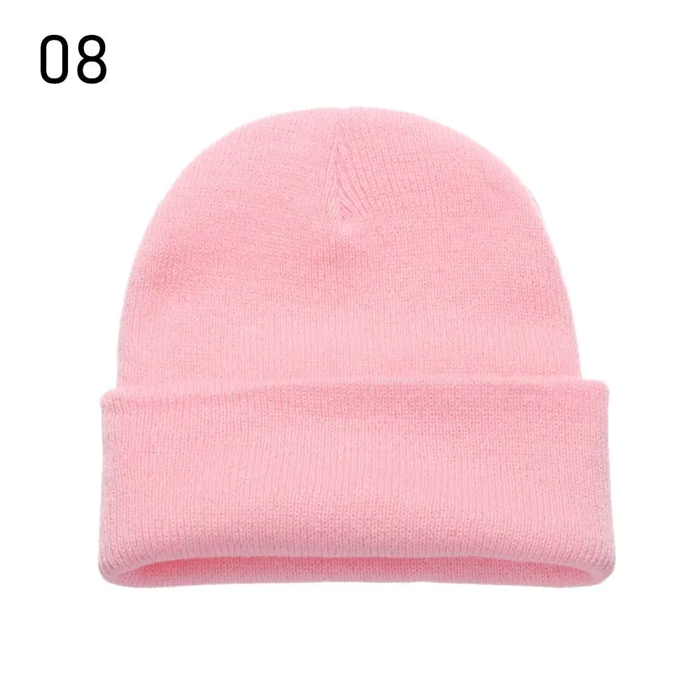 

New Solid Cute Ladies Casual Cap Winter Autumn Hats Female Beanie Caps Knitted Beanies Warmer Bonnet
