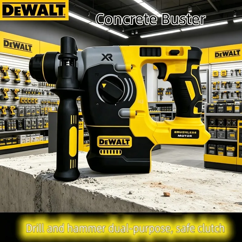 

Бесщеточный аккумуляторный перфоратор DEWALT, 18В/20В MAX, ударные молотки SDS PLUS L, новый электроинструмент (рассыпная поставка)