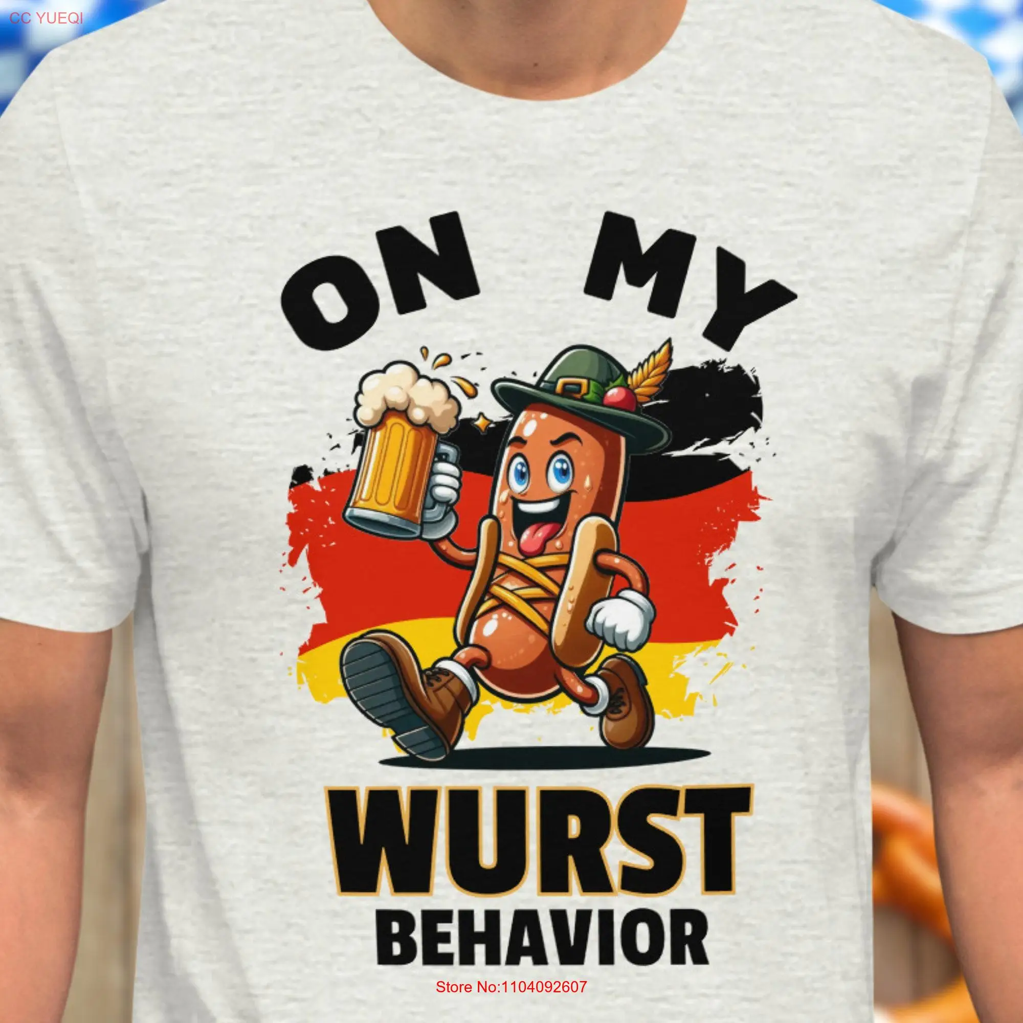 OktoberfesT T Shirt Bavarian German Beer Lover Bavaria WursT Funny Drinking Germany long or short sleeves