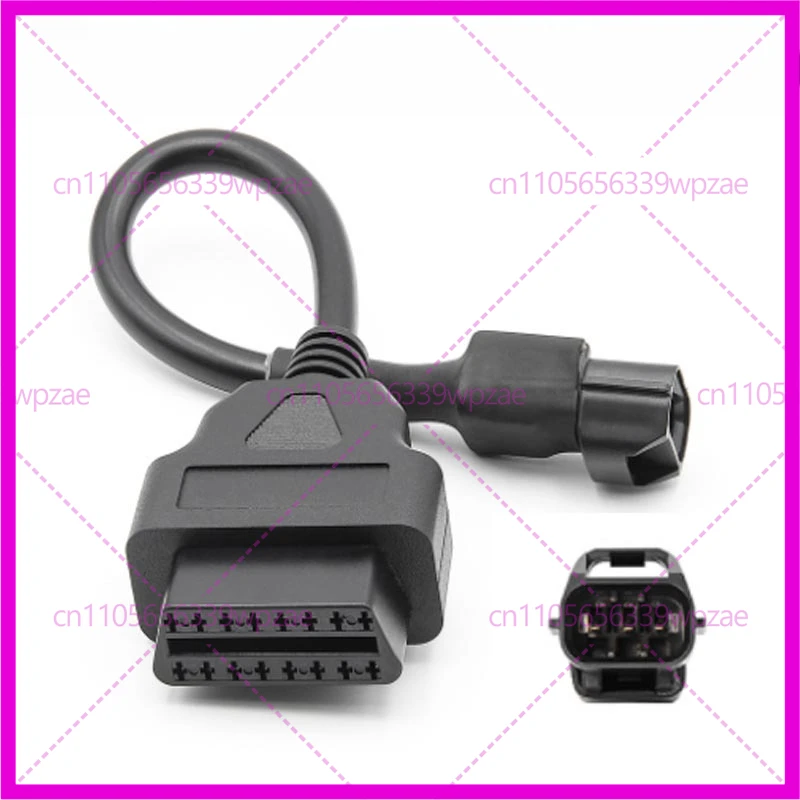 

2 шт. адаптер для KYMCO 3-контактный мотоциклетный кабель OBD диагностический кабель OBDII 16-контактный на 3-контактный разъем для преобразователя мотоцикла KYMCO