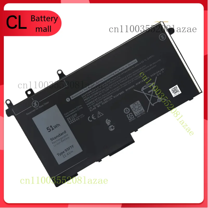 

НОВЫЙ аккумулятор 93FTF D4CMT 83XPC для Dell Latitude E5280 E5290 E5480 E5580