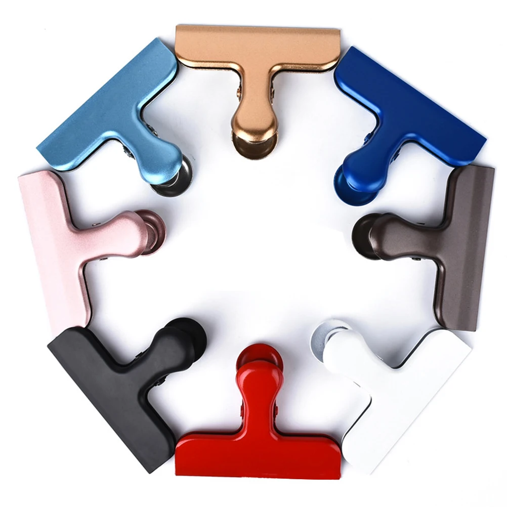 

6pcs Stainless Steel Bag Heavy Duty Food Sealing Clips Airtight Seal For Coffee Beans Vegetables Kitchen Home