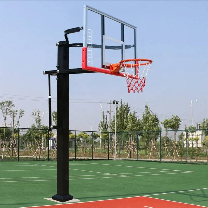 Indoor Outdoor Professional Training Basketball Hoop Stand Height Adjustable Basketball goal Posts for Adult and Children