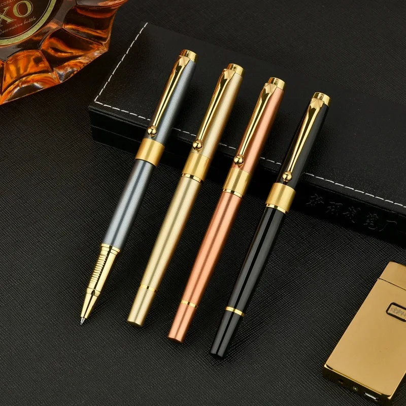 

Luxury Ballpoint Pen Metal Body Professional Signature Pen Smooth Writing Office School Supplies Stationery