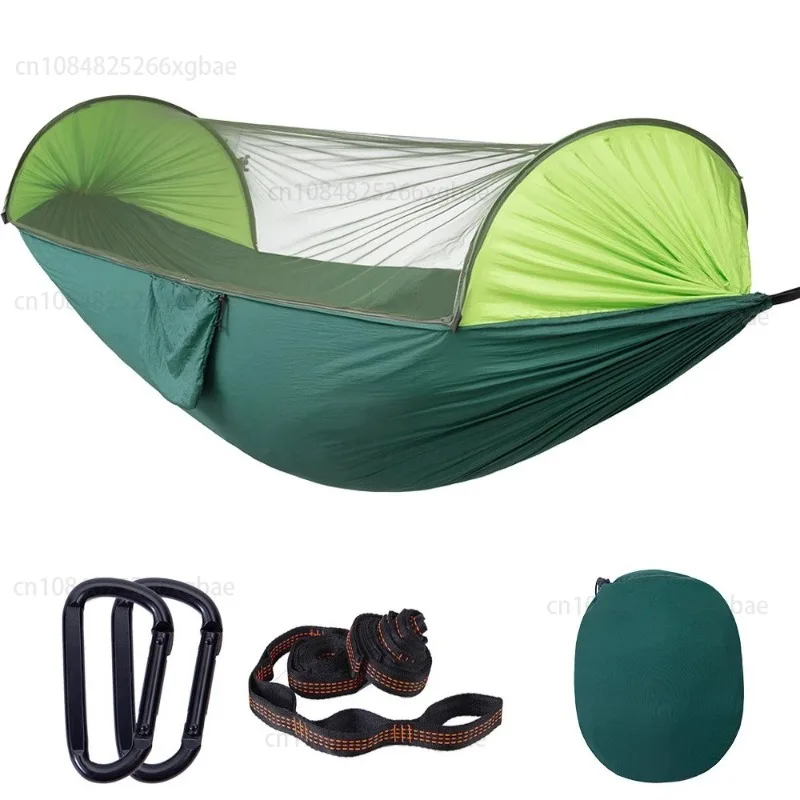 

Hanging Beds Mosquito Net Pop-Up Light Portable Outdoor Parachute Hammocks Swing Sleeping Hammock Camping Stuff