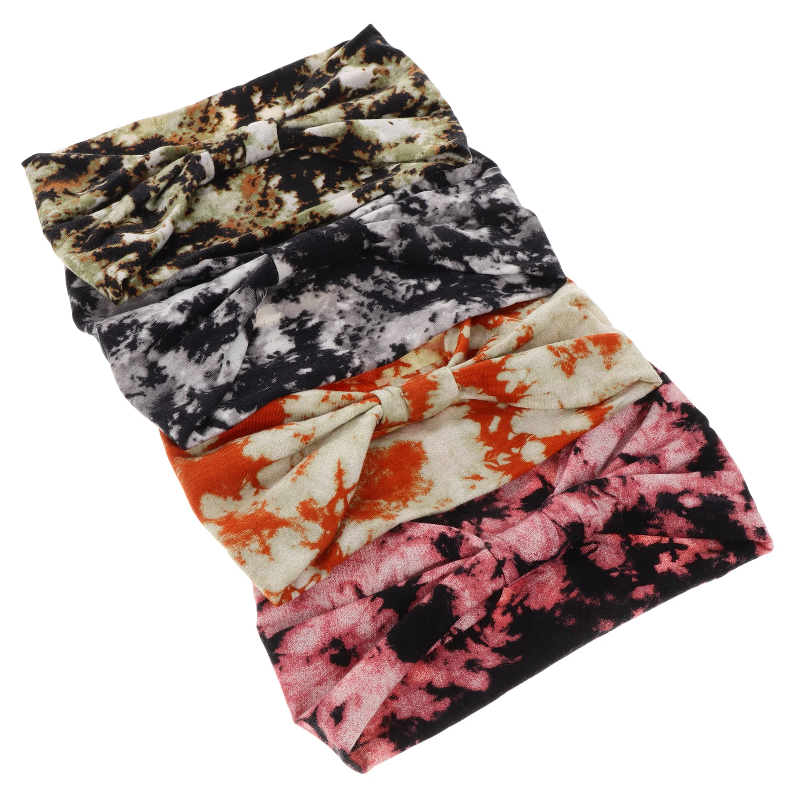 

4pcs Yoga Running Headband Elastic NonSlip Sports Fitness Sweatbands Cooling Wristbands For Women Men AntiSweat