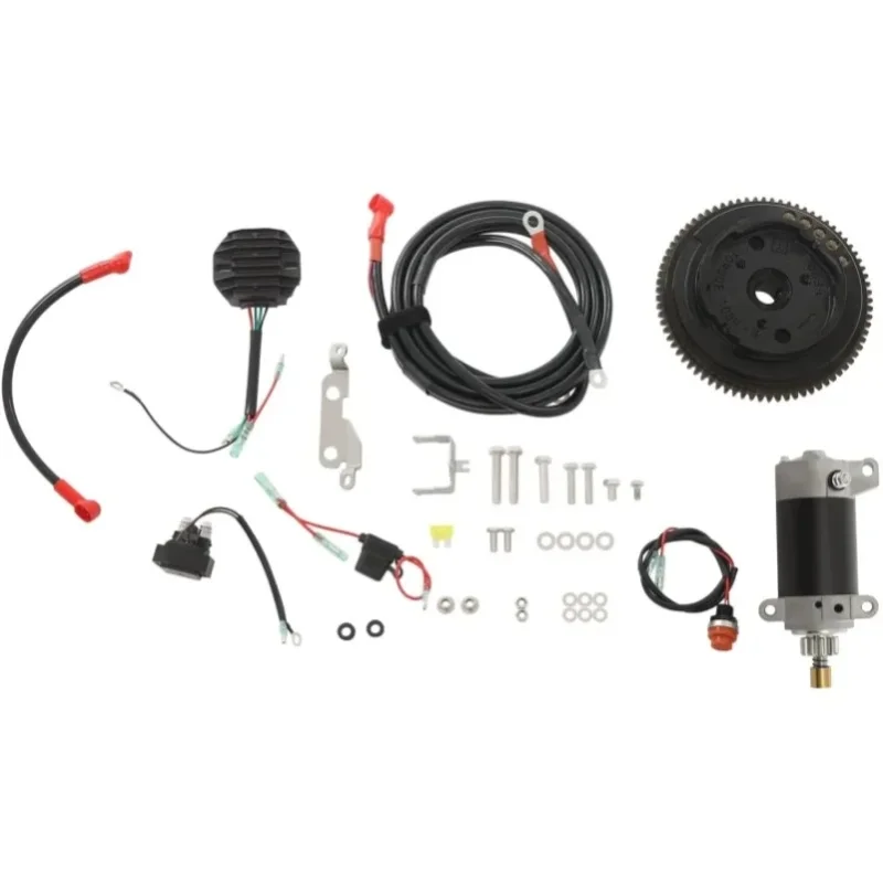 Elektrischer Start-Umrüstsatz für Yamaha 20PS Außenbordmotor - Komplettes Anlasser-Set für F20/F25 4-Takt-Motoren
