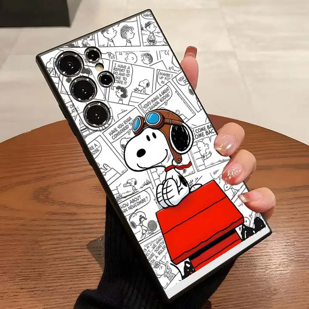 Anime S-Snoopy Handyhülle für Samsung S26 S24 Ultra S25 S23 Fe S22 S21 Plus A57 A54 A37 A17 A53 A16 Rückseiten-Cover
