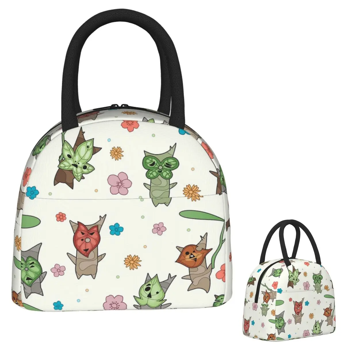 

Изолированная сумка для обеда с узором Korok для женщин и детей, портативные коробки для еды, термосумка для ланча