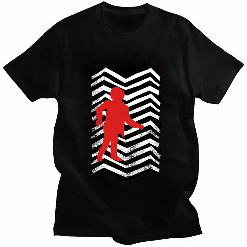 Cool Twin Peaks The Black Lodge Red Room T Shirt Summer  David Lynch Cult Drama TV Unofficial Mens T-Shirt Streetwear