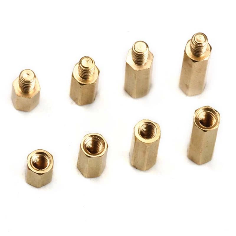 300Pcs M2 Copper Female/Male Spacing Screws Pillar Stand Off Hex Column Spacer Screw Nut Fastener Tool