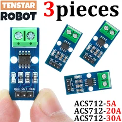 TENSTAR 3pcs ACS712 5A 20A 30A Range Hall Current Sensor Module ACS712-30A ACS712-20A