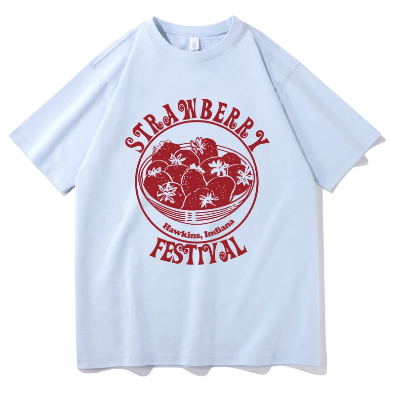 Summer Bestseller Harajuku 3D Printed Hellfire Club Strawberry Festival O Neck Short Sleeve T Shirt Camisetas Unisex Kids Top