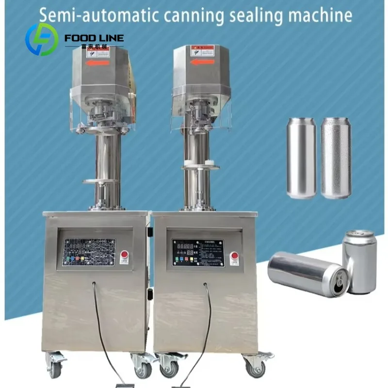 Customized Industrial PET Energy Drink Beer Juice Aluminum Carbonated Tin Can Filling Sealing Machine New Electric Equipment
