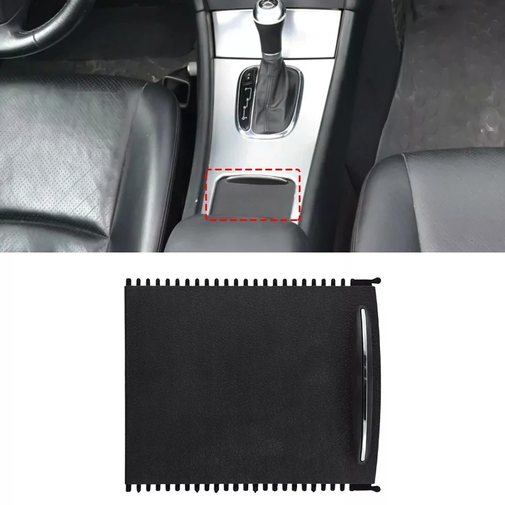 2036800123 Car Center Console Sliding Shutters Cup Holder Roller Blind Cover For Mercedes-Benz C-Class W203 2000-2007