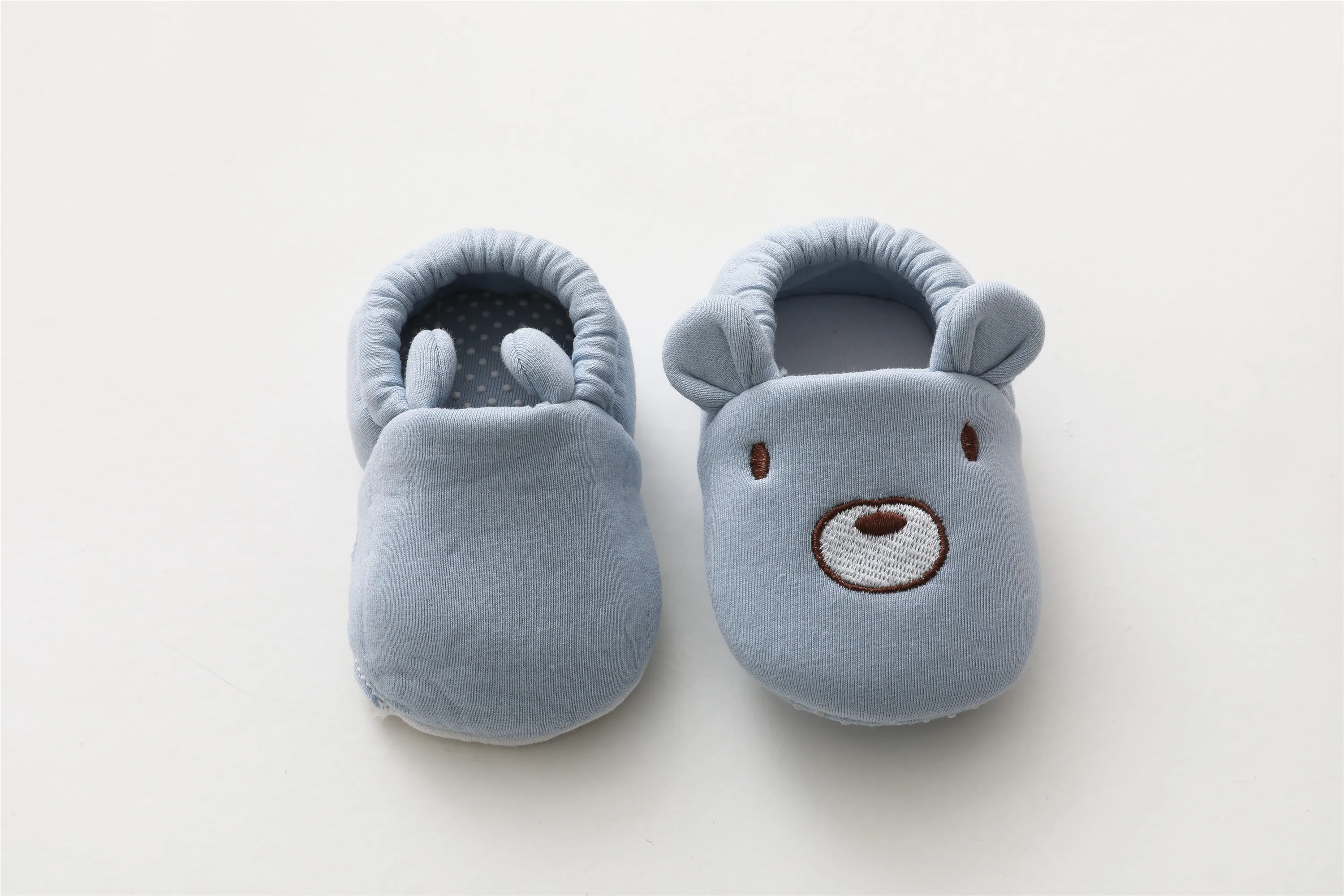 Cartoon Animals Pattern Newborn Socks Shoes Toddler Boys Girls Non-slip Crib First Walkers Winter Baby Soft Slipper Warm Booties