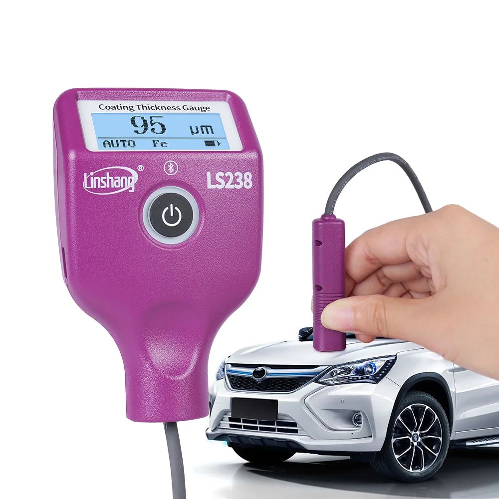On Sale LS238 Automotive Paint Thickness Meter Galvanized Zinc Coating Thickness Gauge for Narrow Space