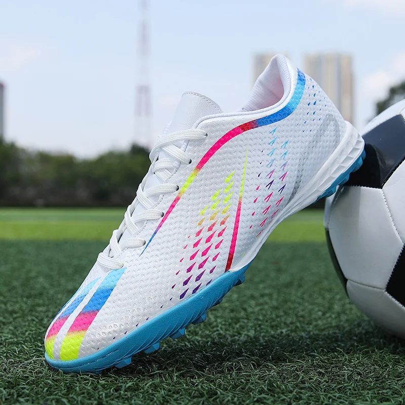 

2025 Football Shoes Professional football shoes for men, TF, broken nails, short nails, outdoor sports, lawn training shoes, ant