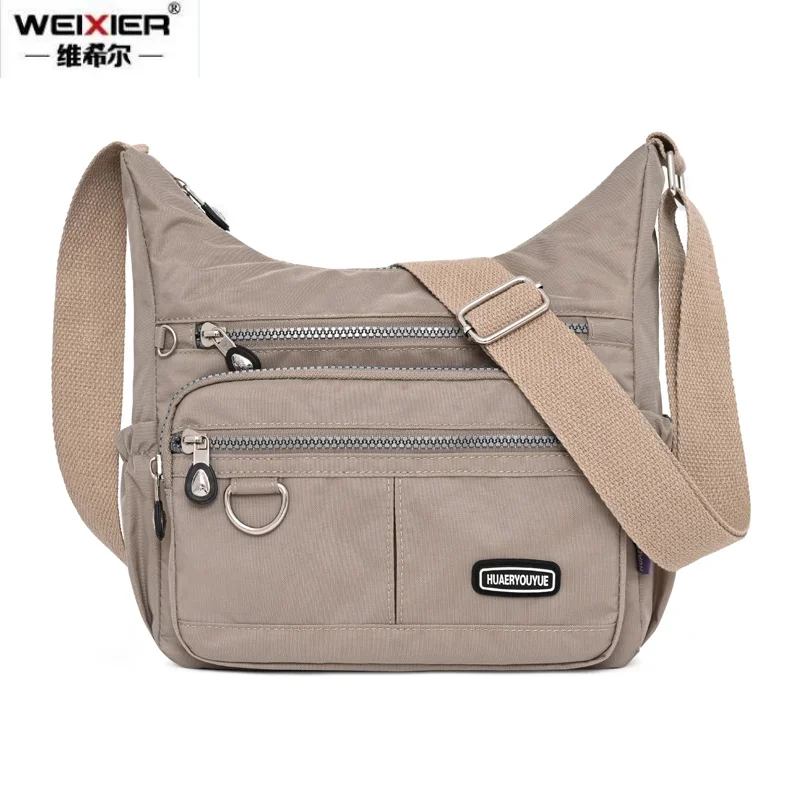 Nowa damska torebka na ramię, lekka torebka crossbody, damska torba listonoszka, nylonowa wodoodporna torebka damska, portmonetka, sac à main, сумка, 숄더 백