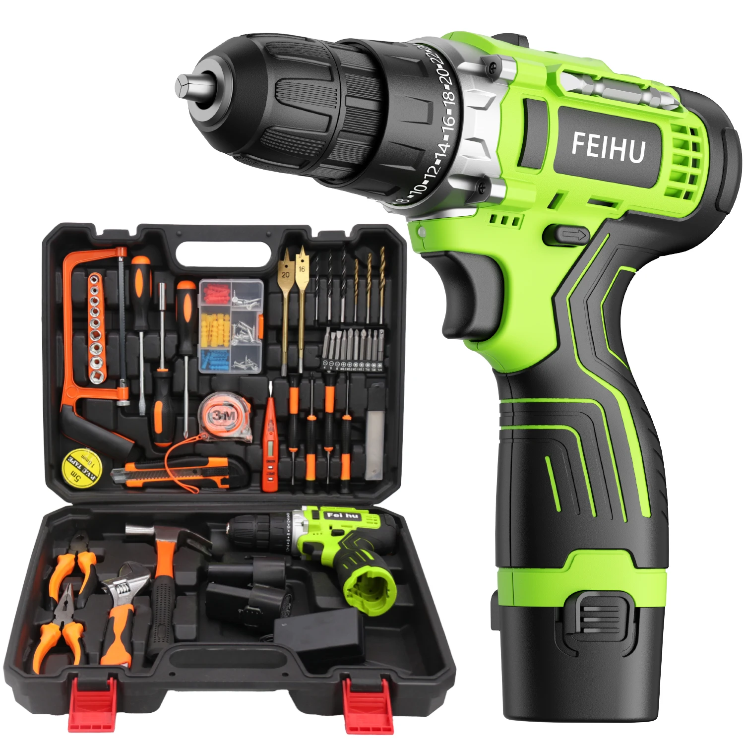 electric-drill-108-pcs-professional-practical-home-tool-kit-electrician-cordless-screwdriver-electric-drill-power-tool-sets-box