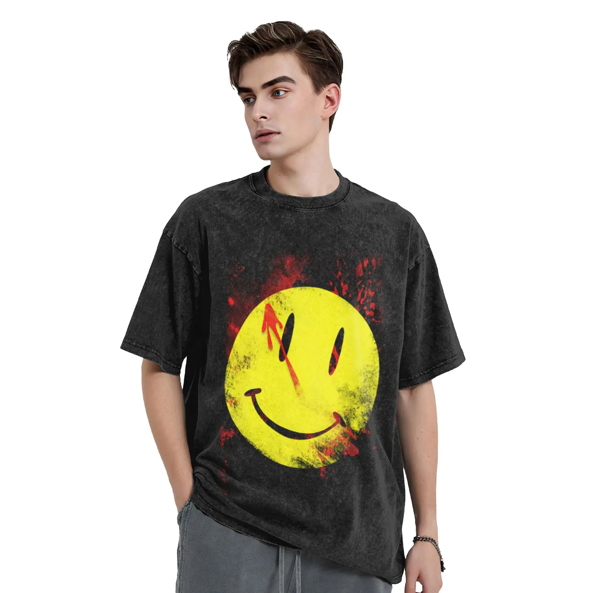 Pop Grunge  Watchmen Classic Cool A Vintage Oversized Cotton Unisex T-Shirts