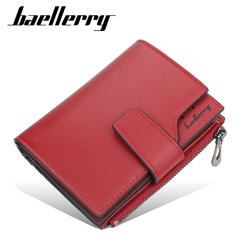 Baellerry Women's Short Wallet for Girlfriend Wife Birthday Holiday Gifts Fashion Zipper Card Holder Wallets for Lady