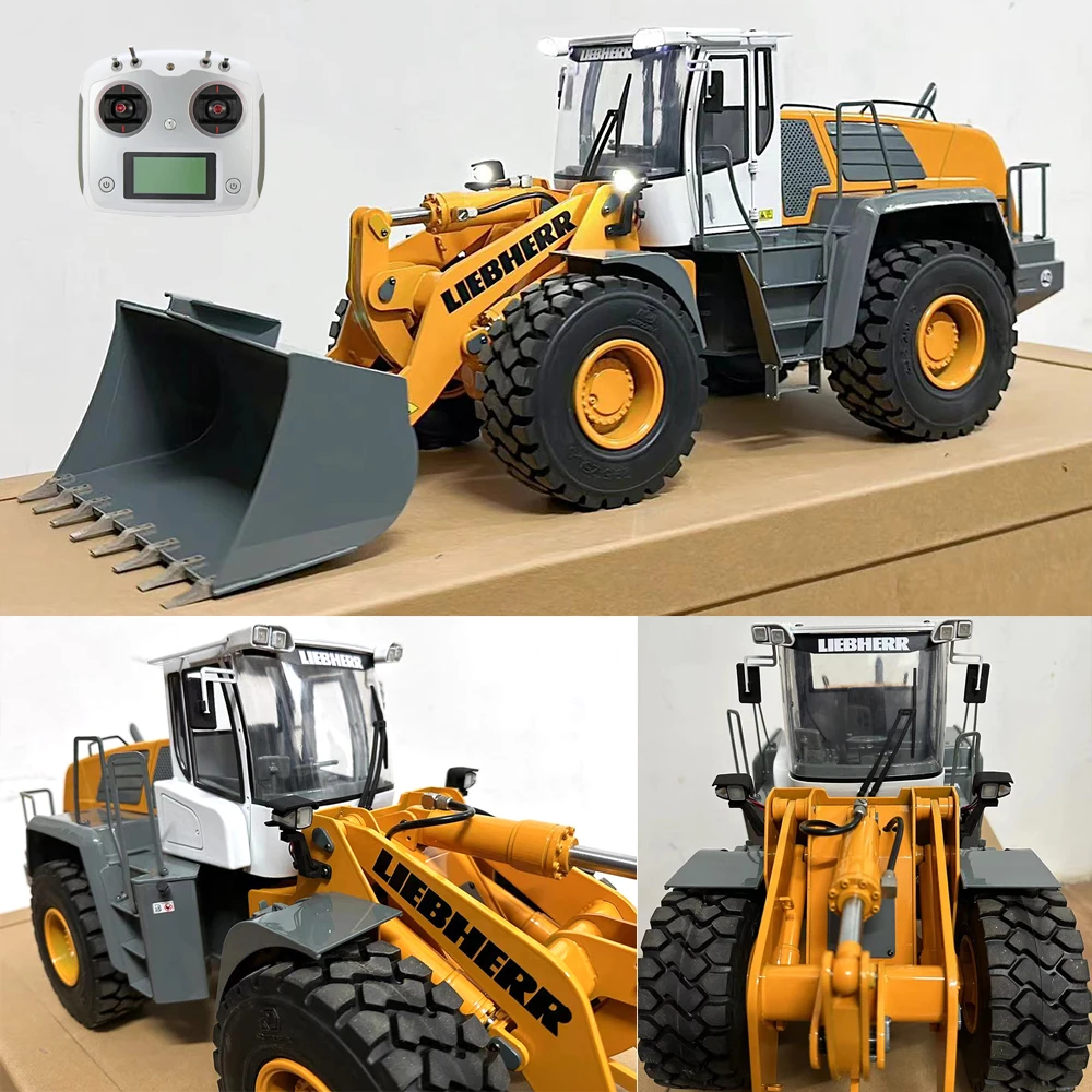 

Liebherr 580 1/14 RC Hydraulic Loader RTR Metal Wheel Loader Model W/Full Electronics Remote Control Loader Model Toy