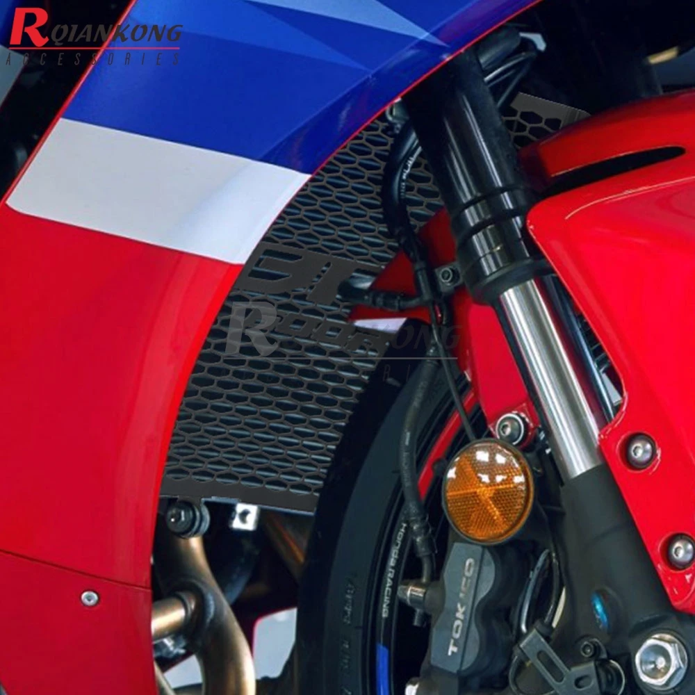 اكسسوارات الدراجات النارية لهوندا CBR600RR/ABS CBR600RR CBR 600 RR ABS 2025-2026 شبكة المبرد الألومنيوم غطاء حماية حامي #5