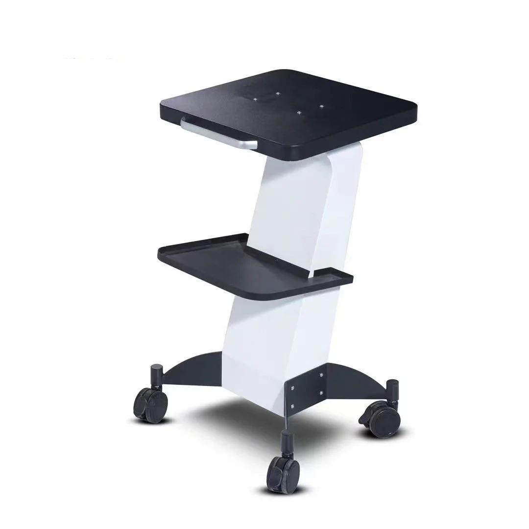 Premium Multi Layer Salon Clinic Trolley 4 Wheel Mobile Storage Cart For Beauty Dental Essentials