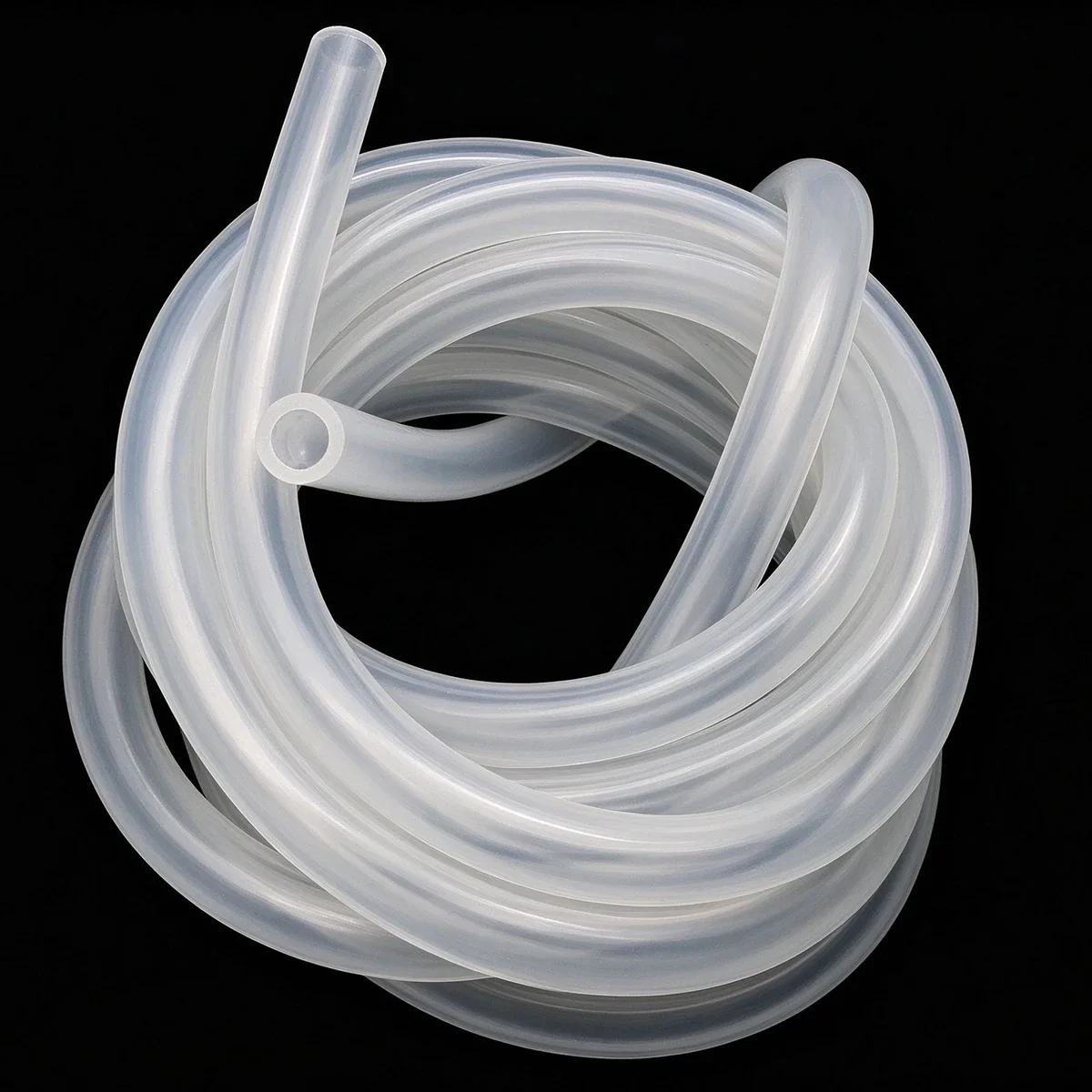 Transparent Silicone Hose, Food Grade ID2-18mm, High Temperature Resistance, Elasticity, Anti-aging, Household Water Conduit.