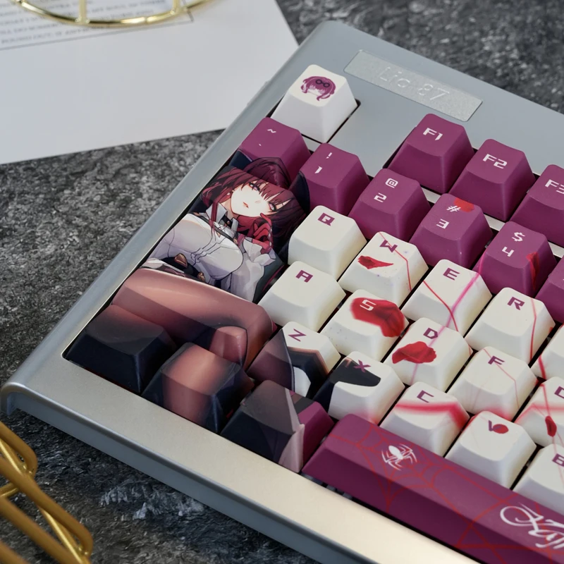 Keycap two-dimensional animation peripheral five-sided sublimation mechanical keyboard keycap