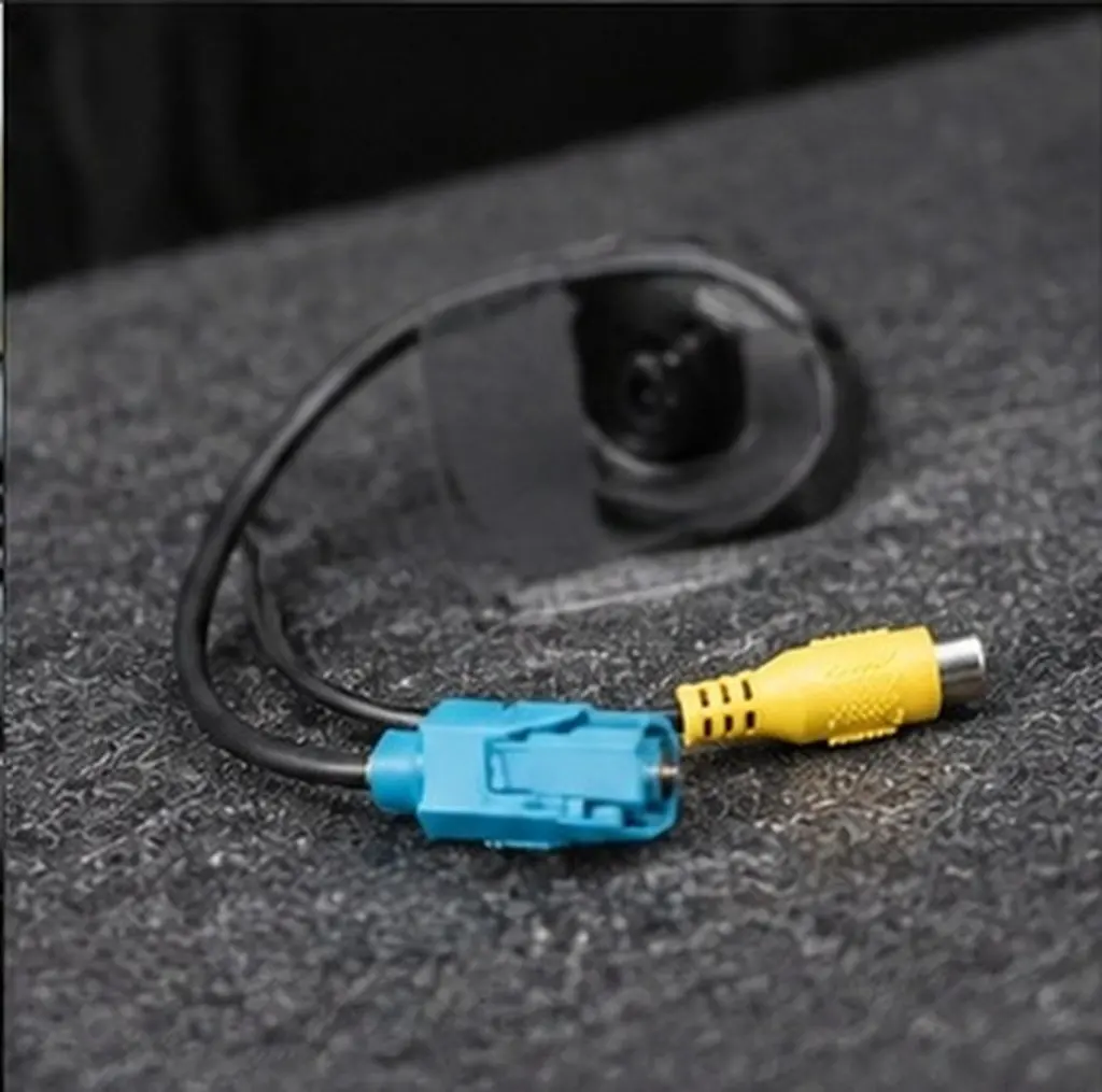 Backup Camera Wire Harness Rca Cable High Durability Reverse Video Connector Navigation Video Radio Adapter Car Display Screen