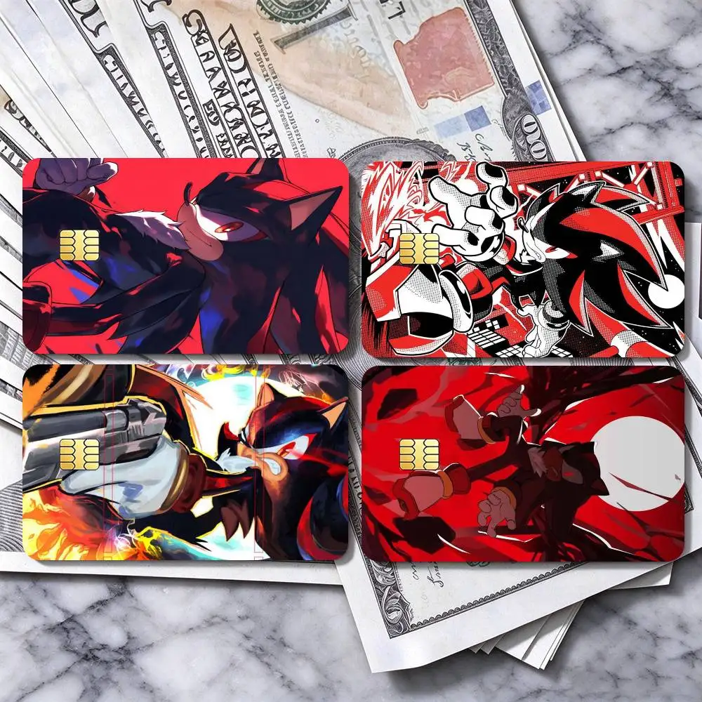Shadow Sonic Hedgehog  High Definition Matte PVC Film Tape | For Credit Card, Debit Card Stickers & Gift Decoration