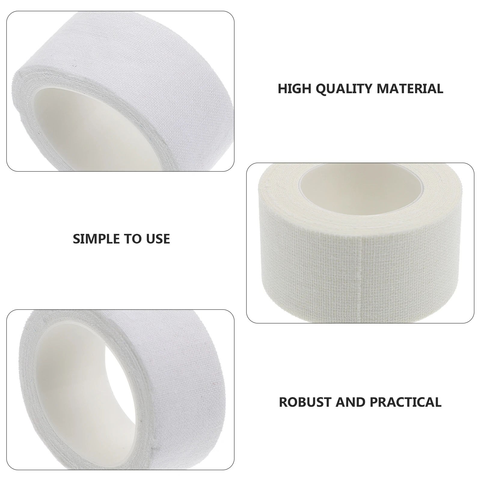 

6 Pcs Erhu Corner Sticker Comfortable Crash-proof Pads Cushions Guard White Protectors