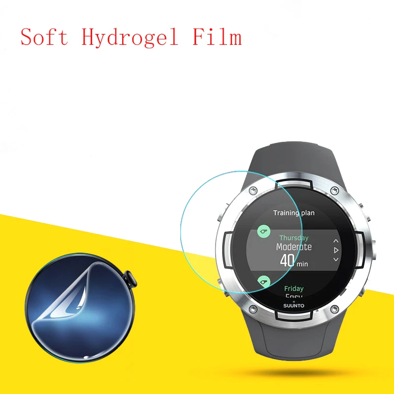 Soft Hydrogel Film Clear HD Transparent Protector Protective Guard Smart watch for Suunto 5 D42MM 10PCS